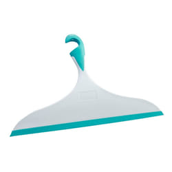 22162100 Bathroom squeegee Loano XXL Light blue/White - for bathroom and shower, Plastic, 34 x 21 cm, Light blue