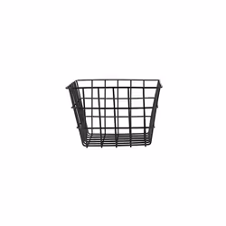 Viana Trendy Storage Basket for Bathrooms Guest Toilet and Home Matte Black 18 x 25 x 12 cm