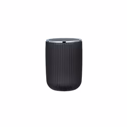 WENKO Agropoli S Swing Top Bin with Swing Lid 2 L Plastic 14.5 x 20 x 14.5 cm Grey