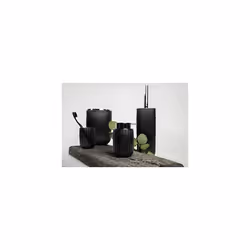 WENKO Agropoli S Swing Top Bin with Swing Lid 2 L Plastic 14.5 x 20 x 14.5 cm Grey