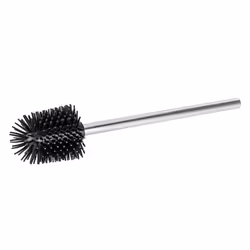 Wenko Self-Cleaning Silicone Toilet Brush - Extendable, Stainless Steel Handle