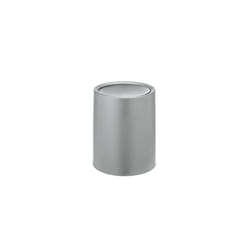 25219100 Atri Grey Top Bin with Swing Lid 6 L, Plastic, Gray