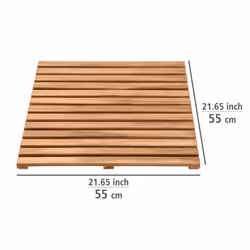 Indoor & Outdoor Acacia bathroom grate, shower grate made of FSC certified acacia wood for indoor and outdoor use, perfect for shower, sauna and