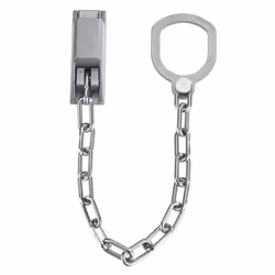 Door handle chain lockable.