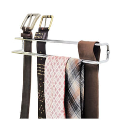 WENKO Tie and belt holder Belt hanger Silver