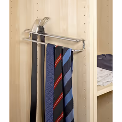 WENKO Tie and belt holder Belt hanger Silver