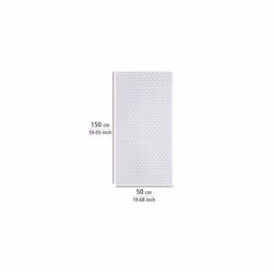 Anti Slip Foil 150x50 cm White Nubs