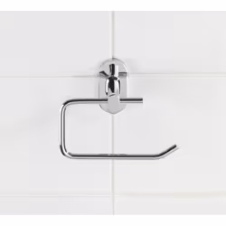 Wenko "Puerto Rico Toilet Roll Holder with Power Loc, Chrome