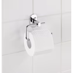 Wenko "Puerto Rico Toilet Roll Holder with Power Loc, Chrome