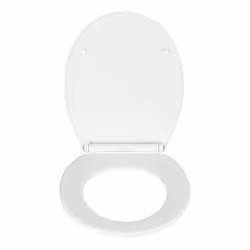 WENKO 21901100 toilet seat Hard toilet seat Thermoplastic White