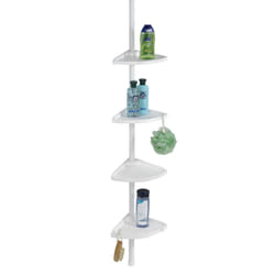 WENKO Compact bathroom wall shelf Aluminium, Plastic