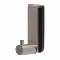 Rhino Shower enclosure, Towel hook 6-8 mm, Brushed stainless steel, 37x16x61mm