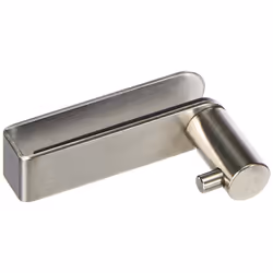 Rhino Shower enclosure, Towel hook 6-8 mm, Brushed stainless steel, 37x16x61mm