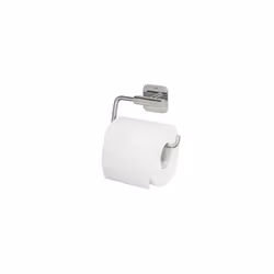 Colar Toilet Roll Holder, Mounting without Drilling, Stainless Steel Polished, 14.6 x 9.9 x 3.4 cm