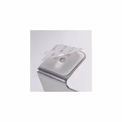 Colar Toilet Roll Holder, Mounting without Drilling, Stainless Steel Polished, 14.6 x 9.9 x 3.4 cm