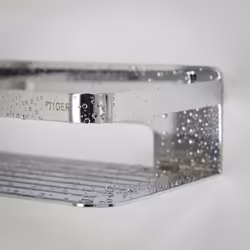 Tiger Bathroom Basket Shower Storage Shelf Organiser Caddy Chrome 1400030346