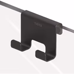 Caddy, Shower enclosure, Towel hook 6-8 mm, Black, 35x70x50mm