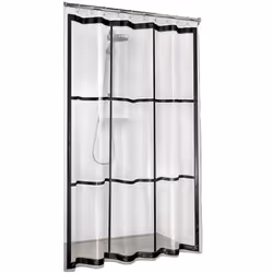 Sealskin Shower Curtain Transparent Bathroom Decoration Privacy Protector