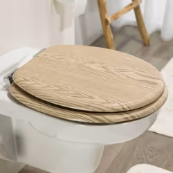 Tiger Soft-Close Bathroom Lavatory Toilet Seat Scaffold MDF Brown 252022546 - Additional view 6