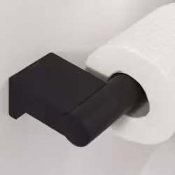 Tiger Bathroom Toilet Roll Holder Wall-mounted Bold Matt Black Stainless Steel - Additional view 2