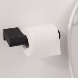 Tiger Bathroom Toilet Roll Holder Wall-mounted Bold Matt Black Stainless Steel - Additional view 3