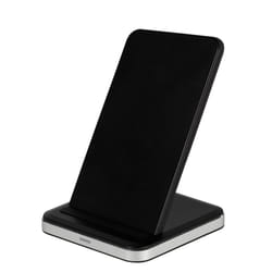 Vivanco QICHARSTANDVV10 Smartphone Aluminium, Black USB Wireless charging Fast charging Indoor