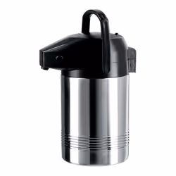 EMSA President, 3 L, Black, Stainless steel, Acrylonitrile butadiene styrene (ABS), Stainless steel, 12 h, 24 h, 235 mm