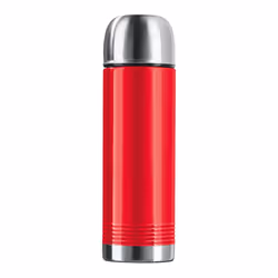 EMSA SENATOR, 0.7 L, Red, Silver, Stainless steel, 12 h, 24 h, 8.1 cm
