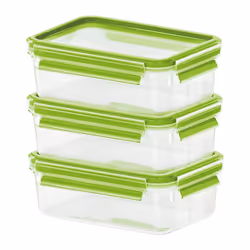 EMSA 515583, Box, Rectangular, 0.55 L, Transparent, Thermoplastic elastomer (TPE), Germany
