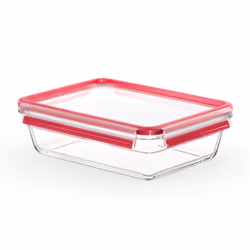 EMSA CLIP & CLOSE N10411, Box, Rectangular, 2 L, Transparent, Glass, 420 °C