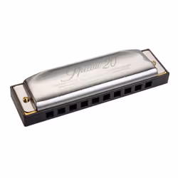 Hohner Special 20, Diatonic harmonica, Black, Stainless steel, Plastic, 102 mm, Germany