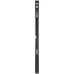 100CM Aluminum Spirit Level with Shockproof Vial, 0.5MM/M Accuracy, VPA-Certified, Highly Precision Ground, Includes 1 Horizontal and 1 Vertical Vial
