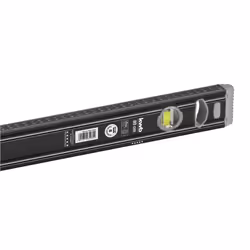 100CM Aluminum Spirit Level with Shockproof Vial, 0.5MM/M Accuracy, VPA-Certified, Highly Precision Ground, Includes 1 Horizontal and 1 Vertical Vial
