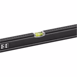 100CM Aluminum Spirit Level with Shockproof Vial, 0.5MM/M Accuracy, VPA-Certified, Highly Precision Ground, Includes 1 Horizontal and 1 Vertical Vial