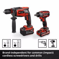 Einhell Universal Impact Drill Bit Set 18 Pieces HSS For Metal With S-CASE Box