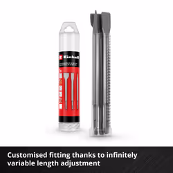 Einhell 3x Chisel Bit Set 250mm For SDS+ Rotary Hammers Steel Flat Spade - Additional view 8