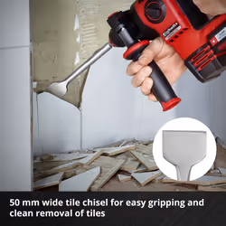 Einhell 4x Chisel Bit Set 250mm For SDS+ Rotary Hammers Flat Spade Tile Steel - Additional view 5