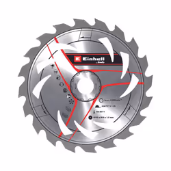 Einhell Circular Saw Blade TCT HM Tungsten Carbide w/ 24 Teeth 165 x 20mm