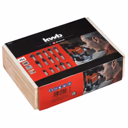 Einhell Carbide Cutter Set 15pc in Wooden Case kwb Cutting Tool Accessories