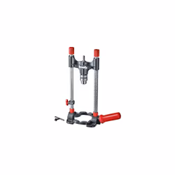 KWB Drill Stand with Chuck, HEX Drive/Mobile Drill Stand for Cordless Screwdrivers and Drill Machines, Adjustable Angle Locki ...
