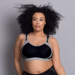 Anita Extreme Control, Sports, Black, Wirefree, Monochromatic, Female, Maximum