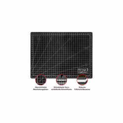 Self Healing DoubleSided Cutting Mat with Grid a4