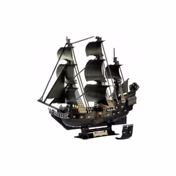 Revell Pirates Of The Caribbean: Dead Men Tell No Tales 3D Puzzle Black Pearl LED Edition