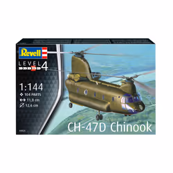 Revell CH-47D Chinook Helicopter model Assembly kit 1:144