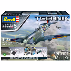 Supermarine Spitfire Mk.IXc - Technik Revell Model Kit with Electronics