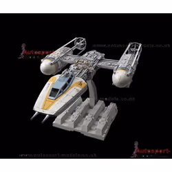 Star Wars 1/72 scale Rebel Y-Wing Starfighter model kit by Bandai