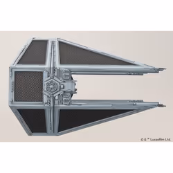 1:72 scale Star Wars Imperial TIE Interceptor model kit by Bandai