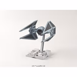 1:72 scale Star Wars Imperial TIE Interceptor model kit by Bandai - Additional view 7