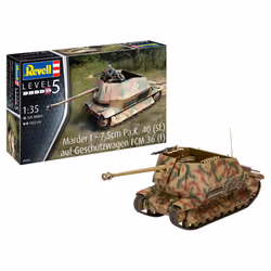 Revell Marder I - 7.5cm Pa.K. 40 (Sf.) auf FCM 36(f), Tank model, Assembly kit, 1:35, Boy, Plastic, Expert