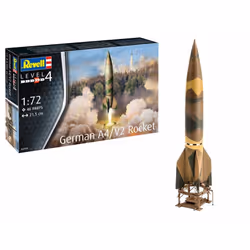 Revell GmbH 03309 German A4/V2 Rocket Plastic Model Kit, Black & White, 1:72